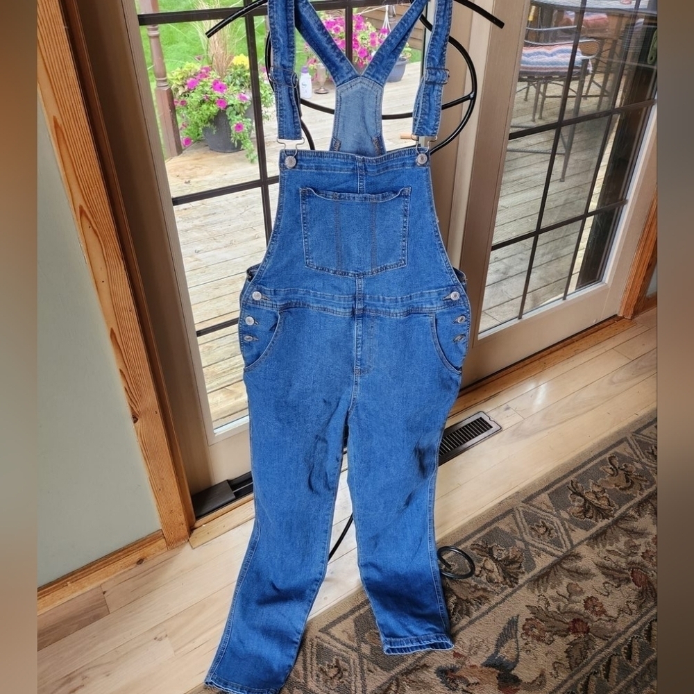 Jeans Denim Blue‎ Jean Sz. M Overalls